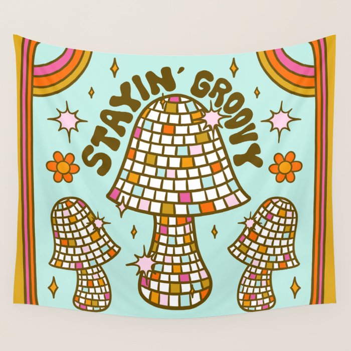 Stayin' Groovy Wall Tapestry Gallery Image 4