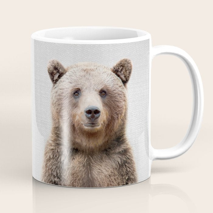 Grizzly Bear - Colorful Coffee Mug Gallery Image 1