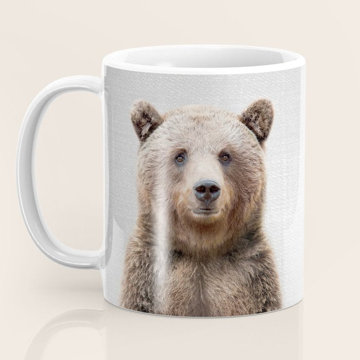 Grizzly Bear - Colorful Coffee Mug Gallery Image 3