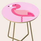Geometric flamingo Side Table Gallery Image 2