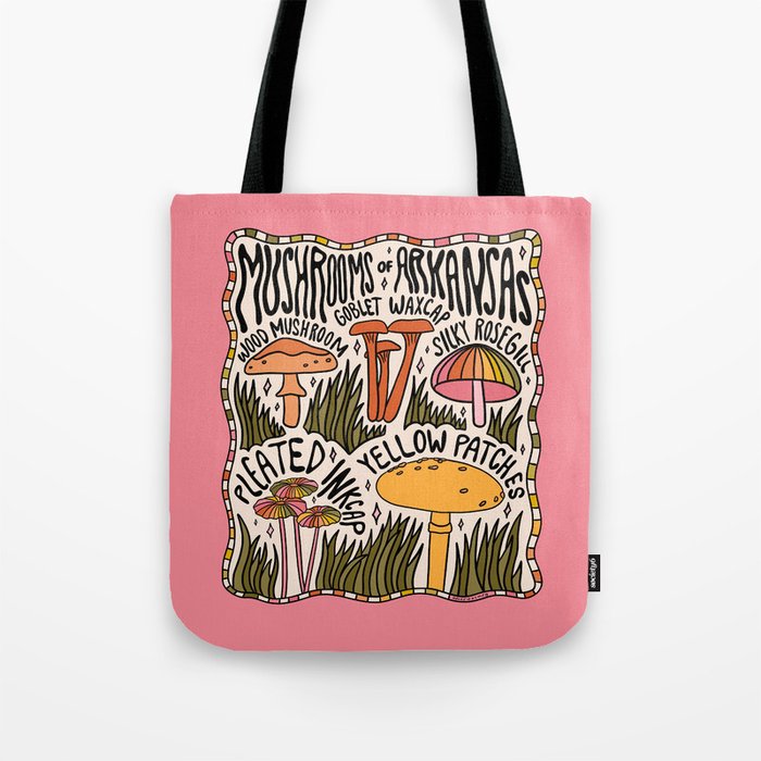 Mushrooms of Arkansas Tote Bag Gallery Image 1