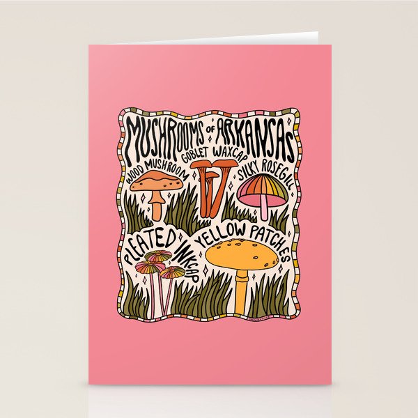 Mushrooms of Arkansas Stationery Card Gallery Image 1