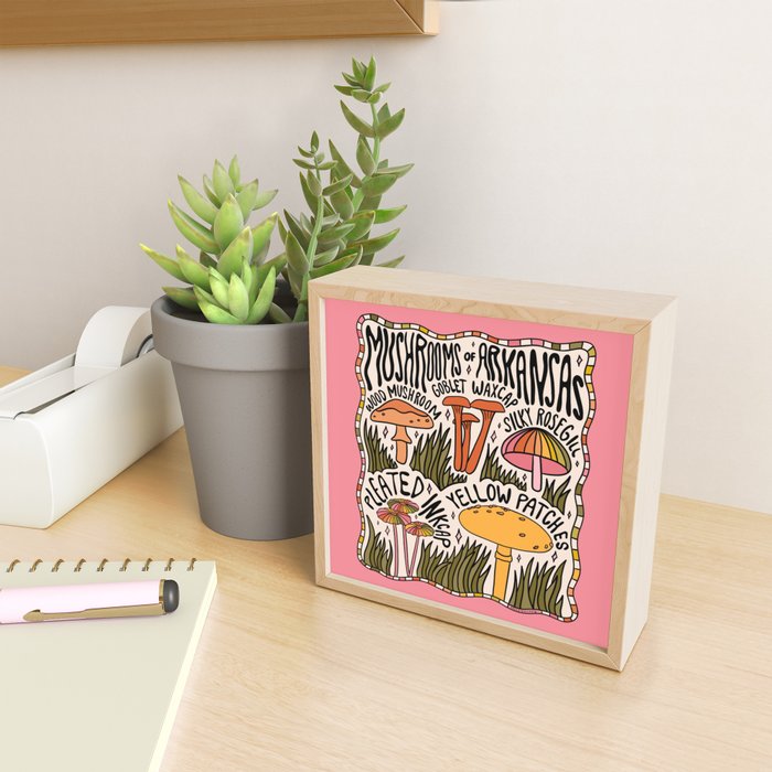 Mushrooms of Arkansas Mini Art Print Gallery Image 2