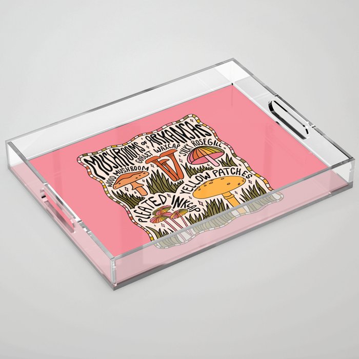 Mushrooms of Arkansas Acrylic Tray Gallery Image 1