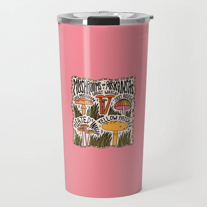Mushrooms of Arkansas Travel Mug Gallery Image 1