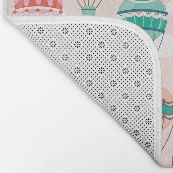 Hot Air Balloons Bath Mat Gallery Image 2