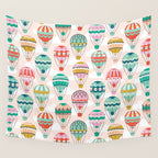 Hot Air Balloons Wall Tapestry Gallery Image 4