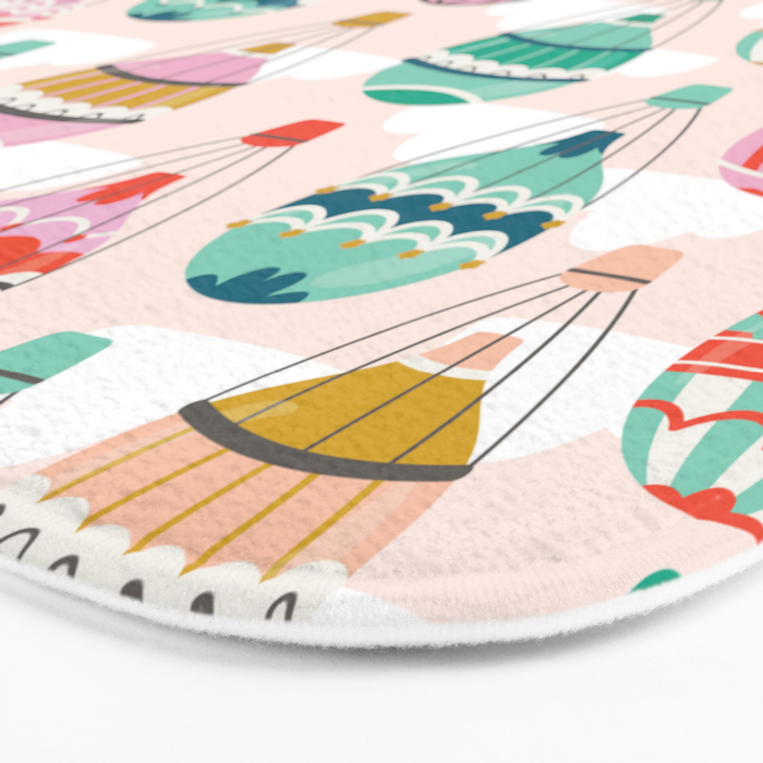 Hot Air Balloons Bath Mat Gallery Image 3