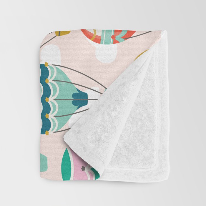 Hot Air Balloons Throw Blanket Gallery Image 3