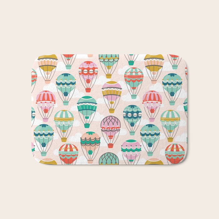 Hot Air Balloons Bath Mat Gallery Image 1