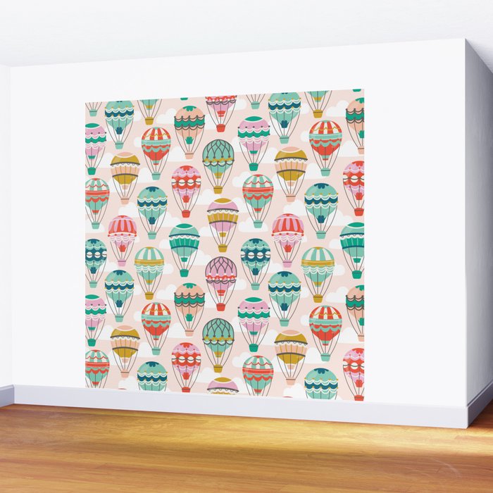 Hot Air Balloons Wall Mural Gallery Image 2