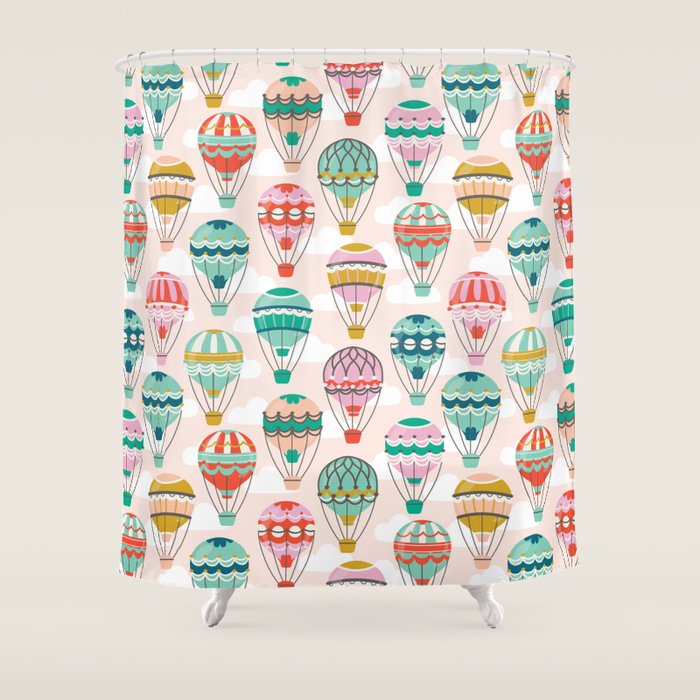Hot Air Balloons Shower Curtain Gallery Image 1