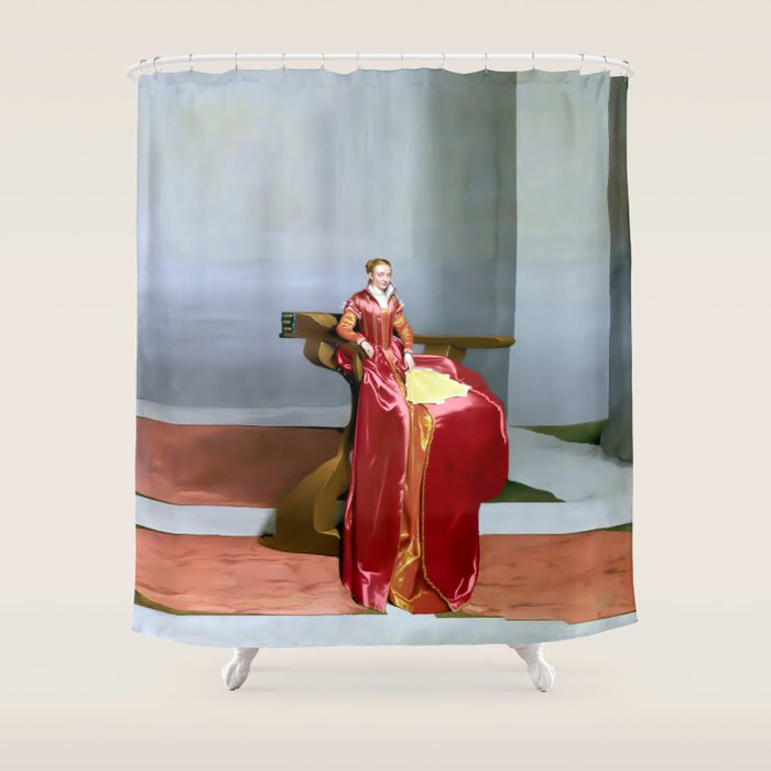 Isolated 8 Shower Curtain Gallery Image 1