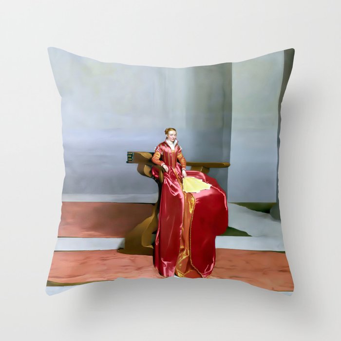 Isolated 8 Throw Pillow Gallery Image 1