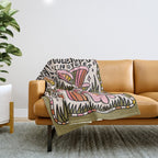 Mushrooms of Colorado Throw Blanket Gallery Image 1