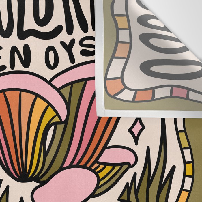 Mushrooms of Colorado Wall Tapestry Gallery Image 3