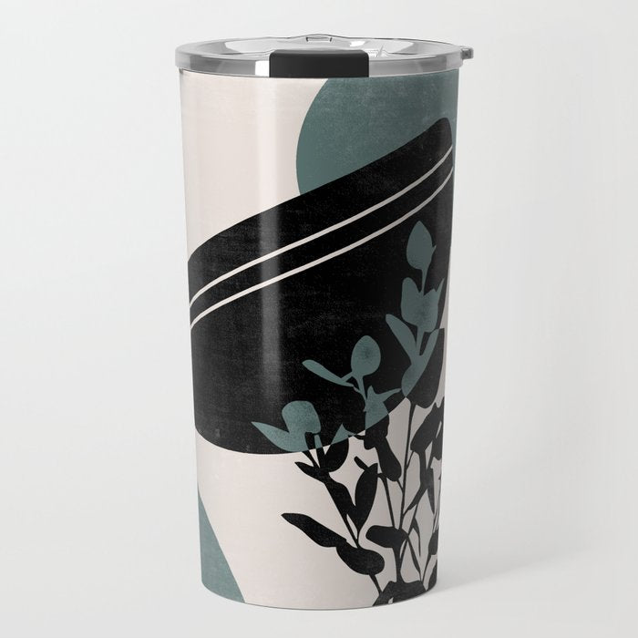 Eucalyptus Boho Botanical Travel Mug Gallery Image 1