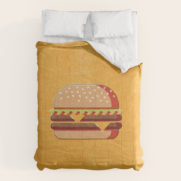 FAST FOOD / Burger Comforter Gallery Image 1