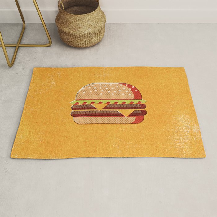 FAST FOOD / Burger Rug Gallery Image 1
