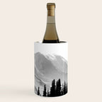 Mount Rainier Black and White Wine Chiller Gallery Image 3
