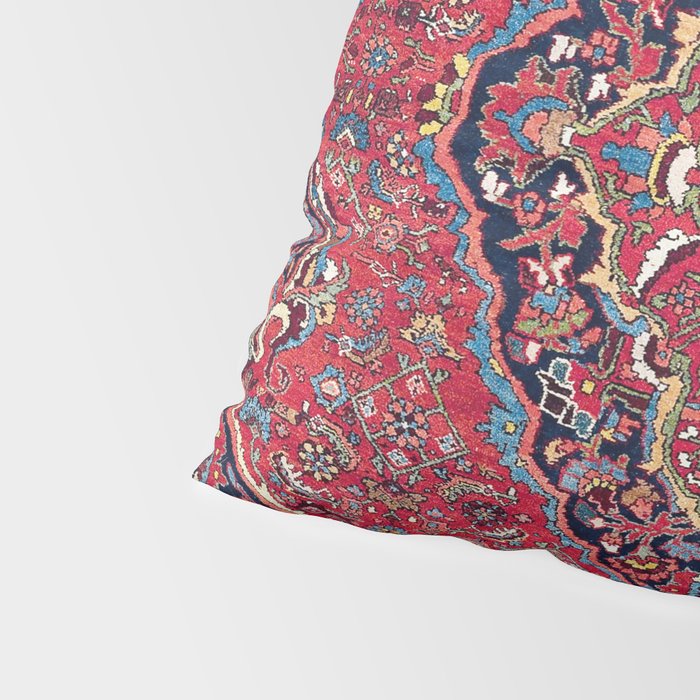Bijar Kurdish Northwest Persian Rug Print Pillow Sham Gallery Image 4