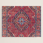 Bijar Kurdish Northwest Persian Rug Print Jigsaw Puzzle Gallery Image 1
