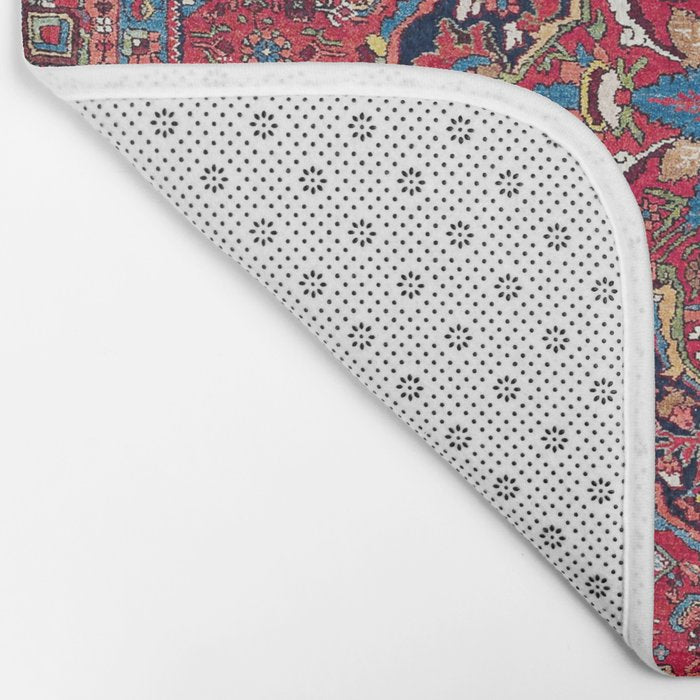 Bijar Kurdish Northwest Persian Rug Print Bath Mat Gallery Image 2