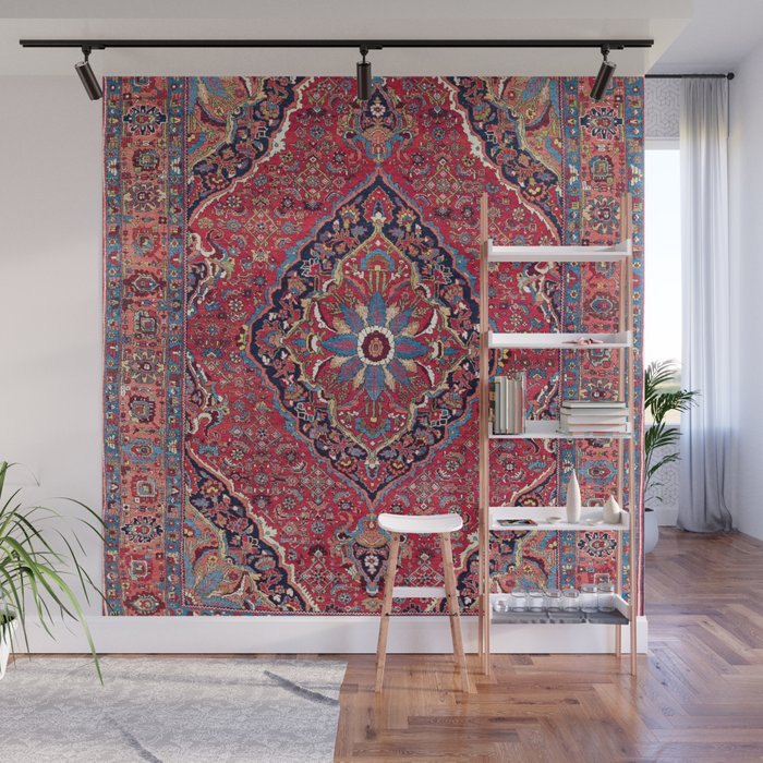 Bijar Kurdish Northwest Persian Rug Print Wall Mural Gallery Image 1