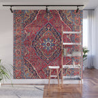 Bijar Kurdish Northwest Persian Rug Print Wall Mural Gallery Image 1