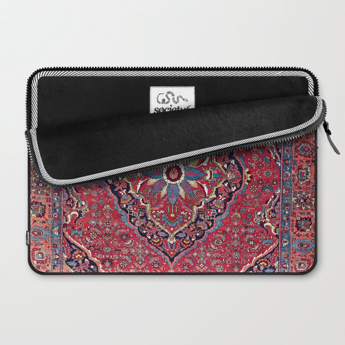 Bijar Kurdish Northwest Persian Rug Print Laptop Sleeve Gallery Image 2