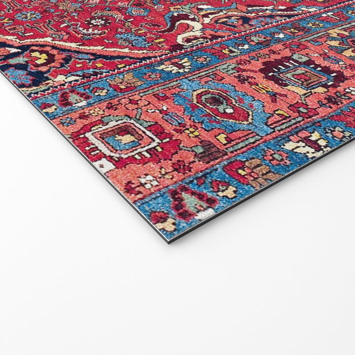 Bijar Kurdish Northwest Persian Rug Print Welcome Mat Gallery Image 2