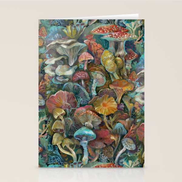 Magic Mushroom Garden Stationery Card Gallery Image 1