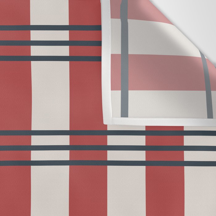 Winter 2025 Red Plaid Wall Tapestry Gallery Image 3