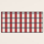 Winter 2025 Red Plaid Desk Mat Gallery Image 3