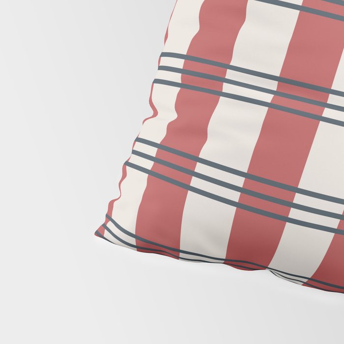 Winter 2025 Red Plaid Pillow Sham Gallery Image 4