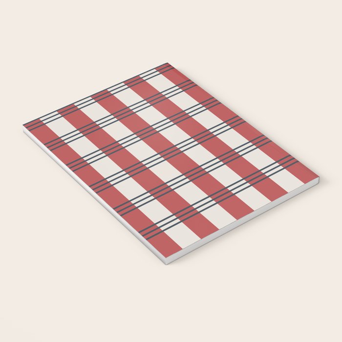 Winter 2025 Red Plaid Notebook Gallery Image 3