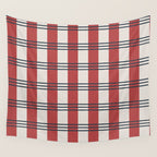 Winter 2025 Red Plaid Wall Tapestry Gallery Image 4