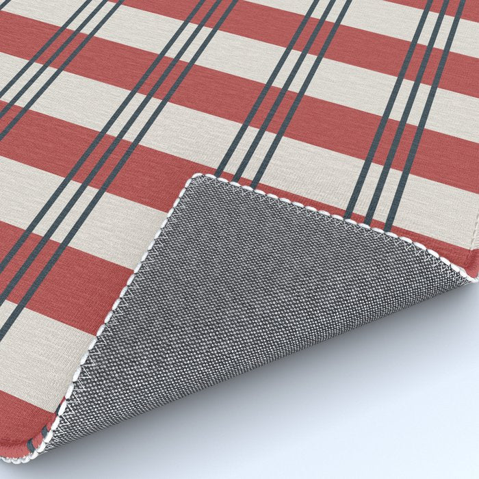 Winter 2025 Red Plaid Rug Gallery Image 4