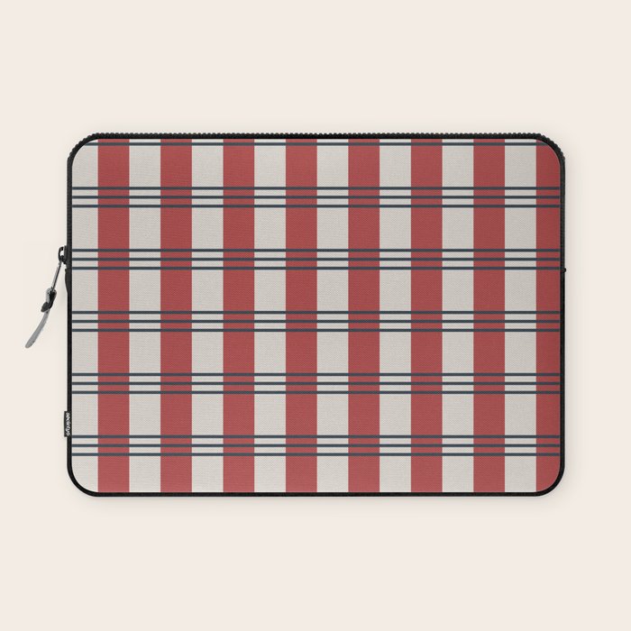 Winter 2025 Red Plaid Laptop Sleeve Gallery Image 1