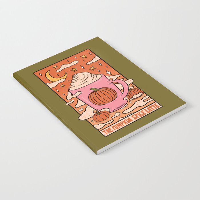 Pumpkin Spice Tarot Card Notebook Gallery Image 1