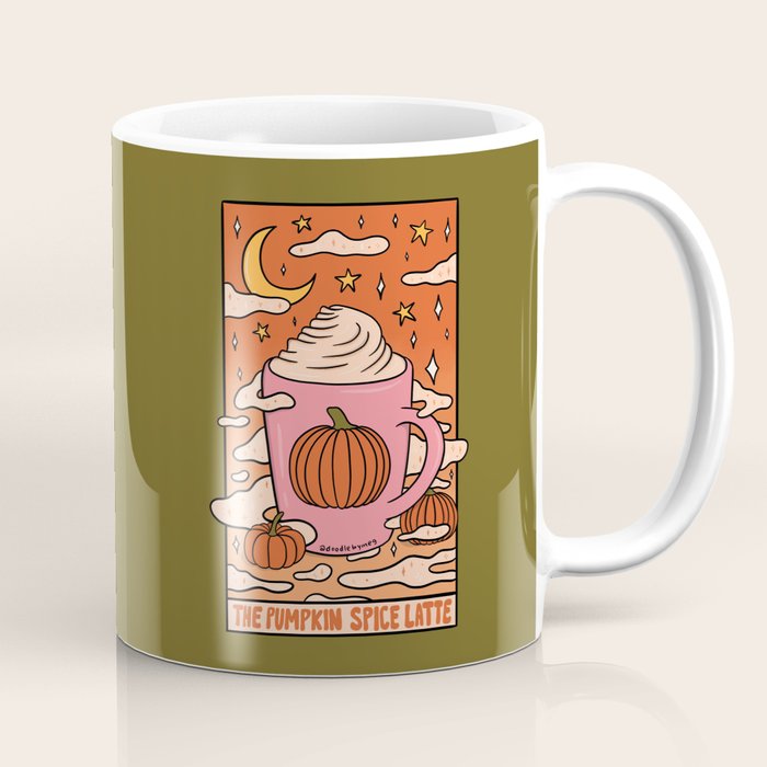 Pumpkin Spice Tarot Card Coffee Mug Gallery Image 1