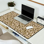 Autumn Oak Pattern in Olive Desk Mat Gallery Image 2