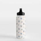 French Bulldogs with Pastries in Blue Water Bottle Gallery Image 3