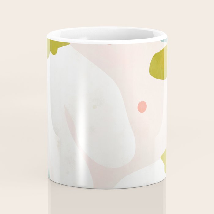 floral minimal shapes 2 Coffee Mug Gallery Image 4