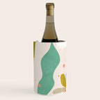 floral minimal shapes 2 Wine Chiller Gallery Image 2