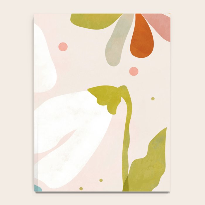 floral minimal shapes 2 Notebook Gallery Image 4