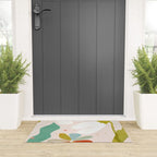 floral minimal shapes 2 Welcome Mat Gallery Image 3