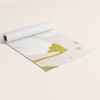floral minimal shapes 2 Yoga Mat Gallery Image 2