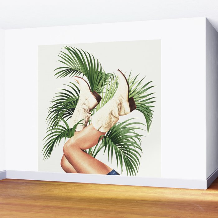 These Boots - Palm Leaves Wall Mural Gallery Image 2