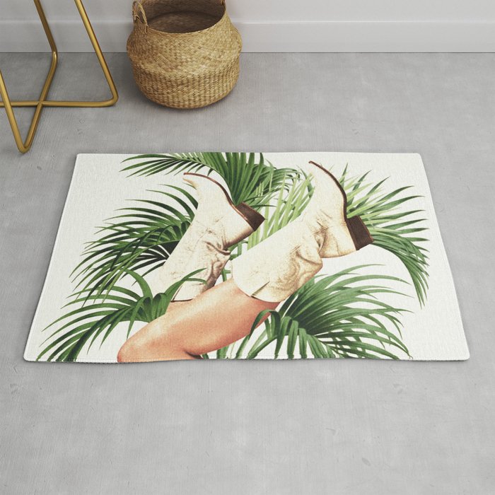 These Boots - Palm Leaves Rug Gallery Image 1